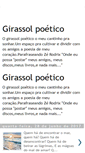 Mobile Screenshot of girassolpoetico.blogspot.com