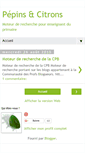 Mobile Screenshot of pepins-et-citrons.blogspot.com