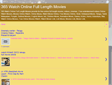 Tablet Screenshot of 365movies4u.blogspot.com