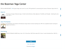 Tablet Screenshot of bozemanyoga.blogspot.com