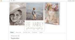 Desktop Screenshot of eveharveyphotography.blogspot.com