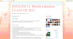 Desktop Screenshot of english112012.blogspot.com