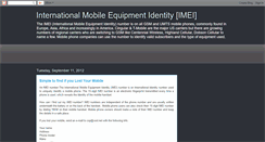 Desktop Screenshot of mobileimei.blogspot.com