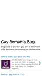 Mobile Screenshot of gay-romania.blogspot.com