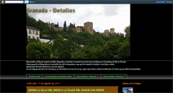 Desktop Screenshot of granadadetalles.blogspot.com