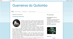 Desktop Screenshot of grupodecapoeiraguerreirosdoquilombo.blogspot.com