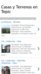 Mobile Screenshot of casasyterrenosentepic.blogspot.com