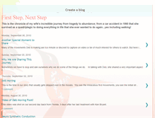 Tablet Screenshot of first-step-next-step.blogspot.com