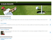 Tablet Screenshot of colinroopegolf.blogspot.com