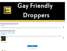 Tablet Screenshot of gayfriendlydroppers.blogspot.com