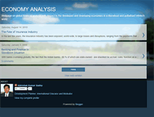 Tablet Screenshot of economyanalysis.blogspot.com