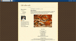 Desktop Screenshot of lifeaftertab.blogspot.com