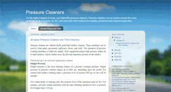 Desktop Screenshot of pressure-cleaners.blogspot.com