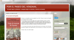 Desktop Screenshot of porelpaseodelvendaval.blogspot.com