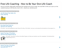 Tablet Screenshot of coachingmantra.blogspot.com