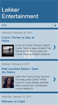 Mobile Screenshot of lekkerentertainment.blogspot.com
