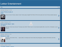 Tablet Screenshot of lekkerentertainment.blogspot.com
