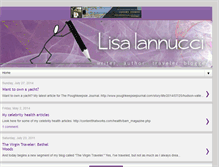 Tablet Screenshot of lisaiannucci.blogspot.com