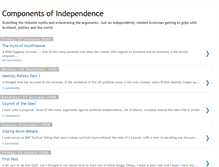 Tablet Screenshot of componentsofindependence.blogspot.com