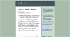 Desktop Screenshot of blogsemmascara.blogspot.com