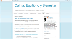 Desktop Screenshot of calmaequilibrioybienestar.blogspot.com