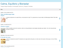 Tablet Screenshot of calmaequilibrioybienestar.blogspot.com