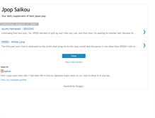 Tablet Screenshot of jpopsaikou.blogspot.com