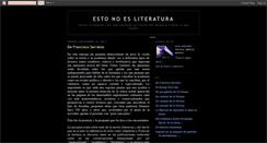 Desktop Screenshot of estonoesliteratura.blogspot.com