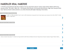 Tablet Screenshot of kralhaber.blogspot.com