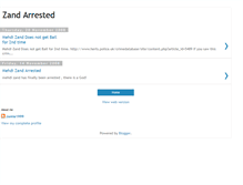 Tablet Screenshot of mehdizandarrested.blogspot.com