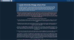 Desktop Screenshot of loyola-university-school-of-law.blogspot.com