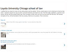 Tablet Screenshot of loyola-university-school-of-law.blogspot.com