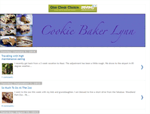 Tablet Screenshot of cookiebakerlynn.blogspot.com