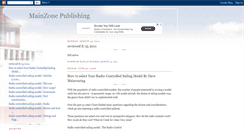 Desktop Screenshot of mainzonepublishing.blogspot.com