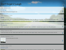 Tablet Screenshot of dontforget2laugh.blogspot.com