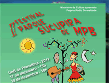 Tablet Screenshot of festivalparquesucupira.blogspot.com