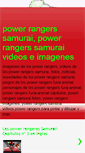 Mobile Screenshot of powerrangerssamurai.blogspot.com