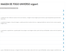 Tablet Screenshot of imagemdefogouniverso.blogspot.com
