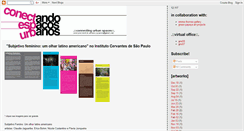 Desktop Screenshot of connectingurbanspaces.blogspot.com
