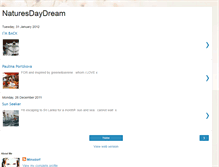 Tablet Screenshot of naturesdaydream.blogspot.com