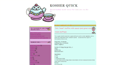 Desktop Screenshot of kosherquick.blogspot.com