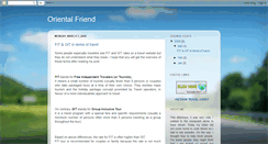 Desktop Screenshot of orientalfriend.blogspot.com