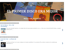 Tablet Screenshot of elprimerdiscoeramejor.blogspot.com