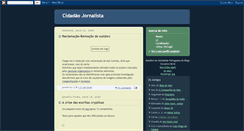 Desktop Screenshot of cidadaojornalista.blogspot.com