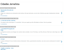 Tablet Screenshot of cidadaojornalista.blogspot.com