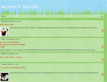 Tablet Screenshot of mysweetnspicylife.blogspot.com