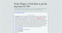 Desktop Screenshot of nicheflippers.blogspot.com