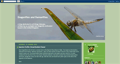 Desktop Screenshot of dragonflies-and-damselflies.blogspot.com