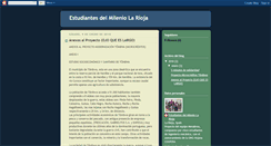 Desktop Screenshot of estudiantesdelmileniolarioja.blogspot.com