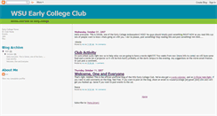 Desktop Screenshot of earlycollegeclub.blogspot.com